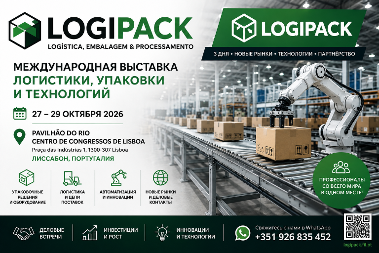 LogiPack 2026 в Лиссабоне: международная выставка логистики, упаковки и технологий